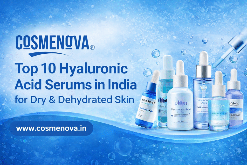 Top 10 Hyaluronic Acid Serums in India for Dry & Dehydrated Skin