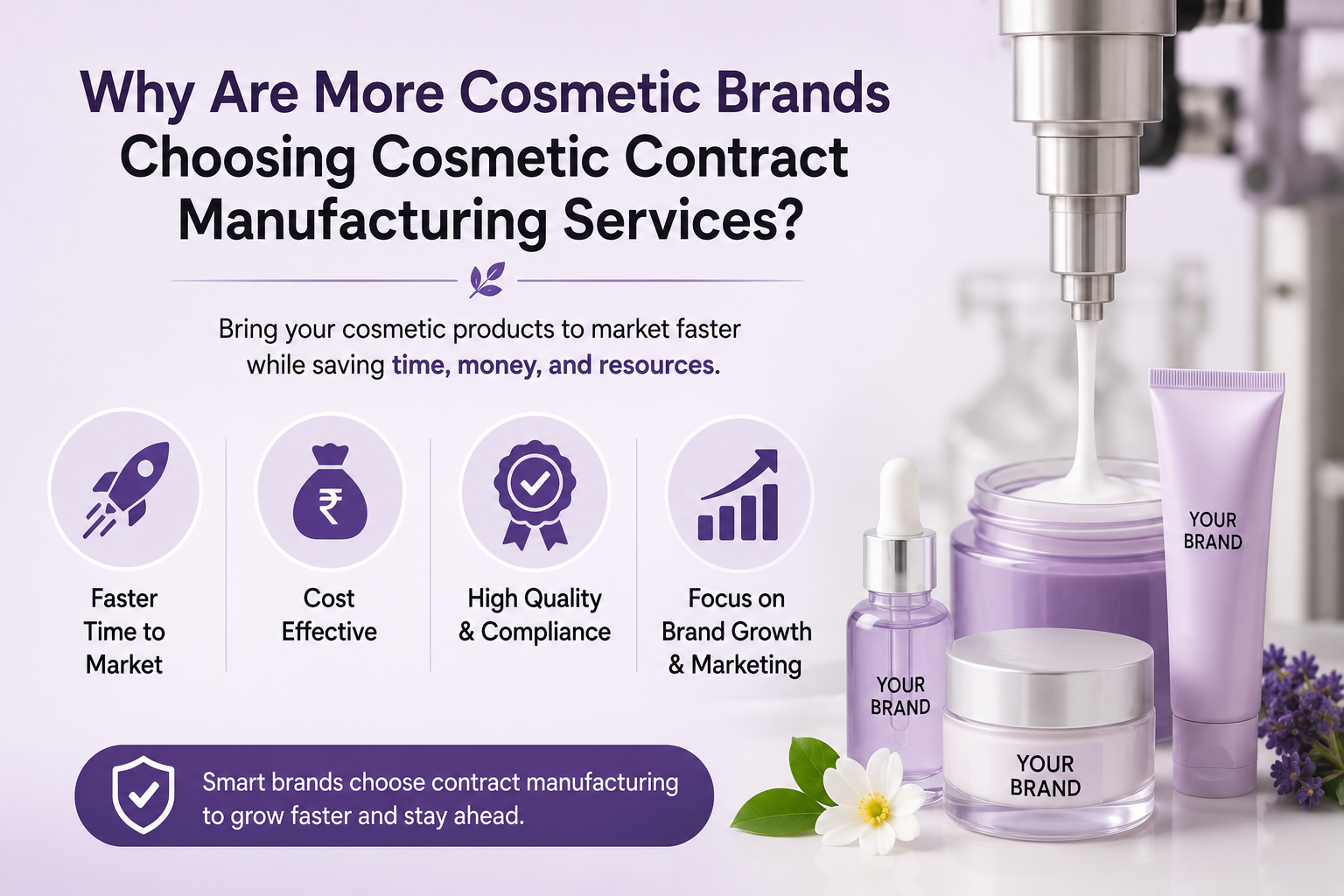 Why Are More Cosmetic Brands Choosing Cosmetic Contract Manufacturing Services