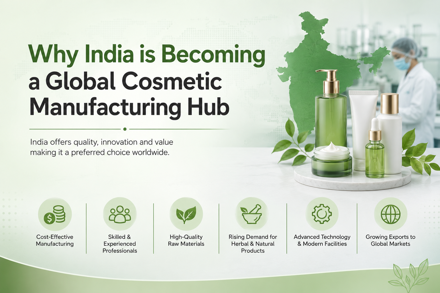 Why India is Becoming a Global Cosmetic Manufacturing Hub