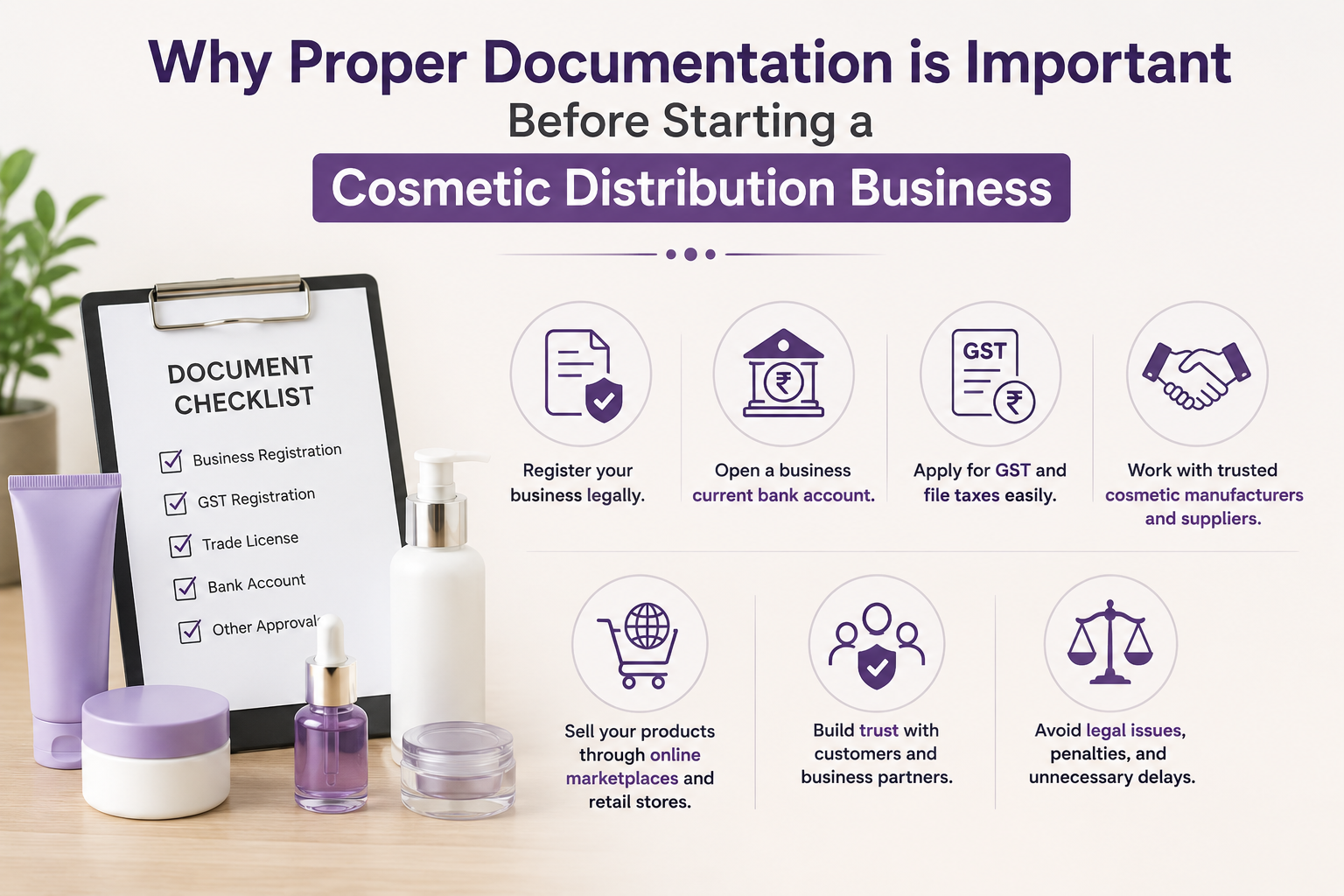 Why Proper Documentation is Important Before Starting a Cosmetic Distribution Business Why Proper Documentation is Important Before Starting a Cosmetic Distribution Business