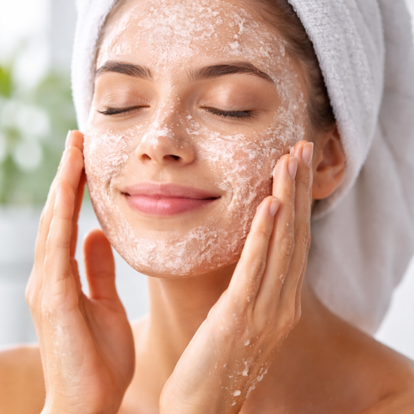 Radiant skin with exfoliating care